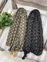 شال کریشه طرحدار موجی (1-1580) - Image 2