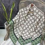 روسری قواره 120 عمده خدادوست رشت سبز سیج