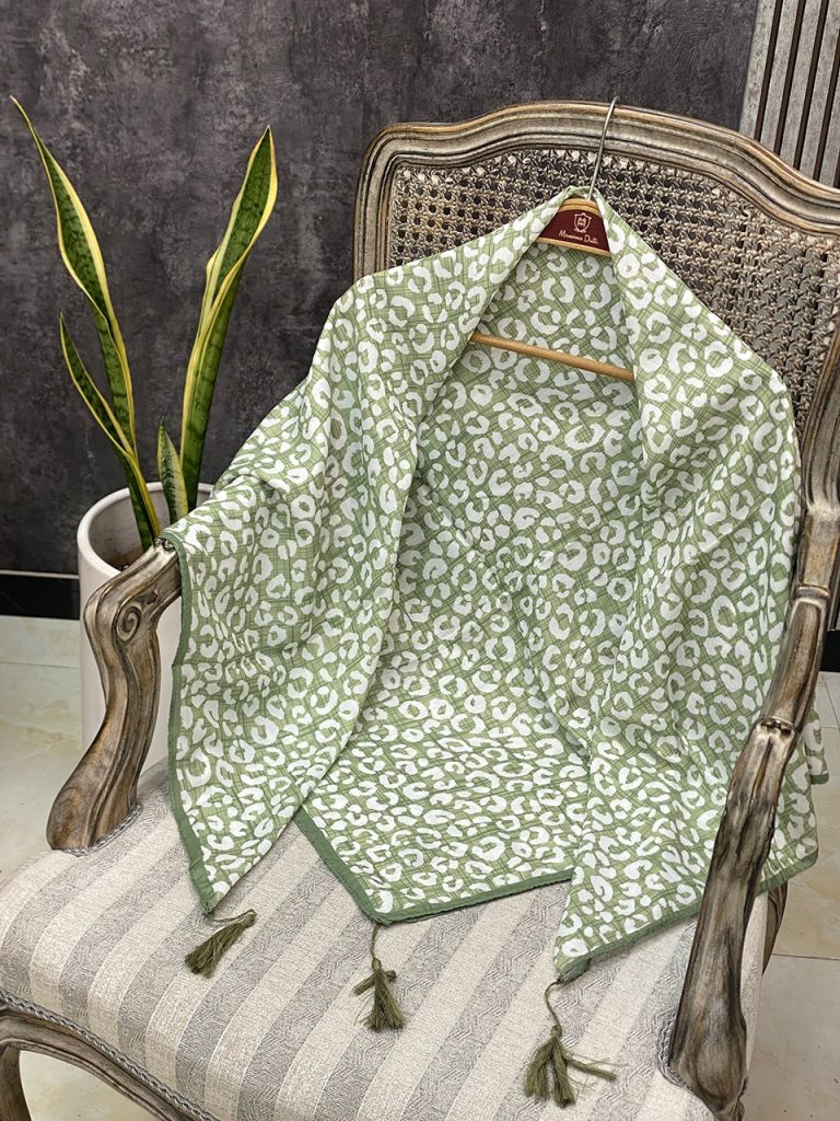 روسری قواره 120 عمده خدادوست رشت سبز سیج