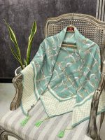 روسری قواره 120 عمده خدادوست رشت سبز سیج