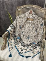 روسری قواره 120 طرح گل عمده خدادوست رشت