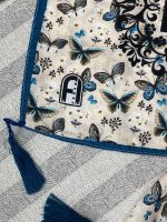 روسری قواره 120 طرح گل عمده خدادوست رشت