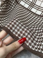 روسری قواره 120 کرم نسکافه ای عمده رشت خدادوست