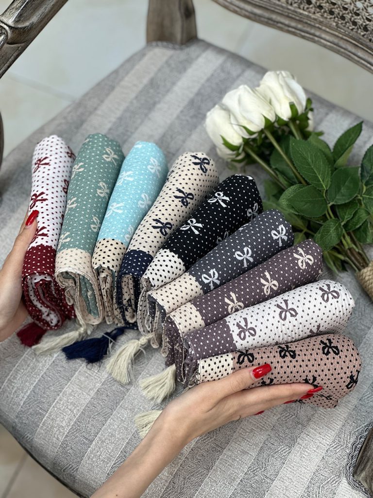 شال پاپیون برشکا توپی عمده خدادوست رشت