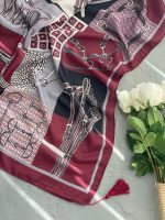 شال نخی هرمس ترکیبی بهاره عمده خدادوست رشت