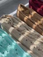 شال پلیسه دور ریش مرواریدی رشت عمده خدادوست