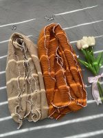 شال پلیسه دور مرواریدی وارداتی عمده خدادوست رشت