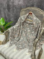 روسری قواره 120 گل دار عمده رشت خدادوست