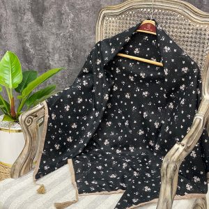 روسری قواره 120 گل دار عمده رشت خدادوست