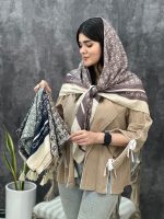 روسری قواره 120 کلوین کلاین (7-1586)