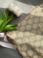 شال توری کرم نسکافه ای (1609) - Image 5