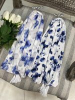 شال برشکا پلیسه ابی عمده خدادوست رشت