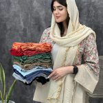 شال پلیسه دور دانتل شاین عمده رشت خدادوست