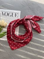 مینی اسکارف میکس زرشکی عمده خدادوست رشت