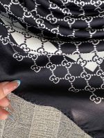 مینی اسکارف ساتن مشکی عمده خدادوست رشت