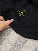 شال پاپیون گلدوزی کریستال محرمی عمده خدادوست رشت