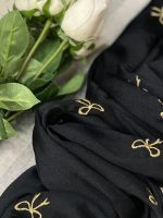 شال پاپیون گلدوزی کریستال محرمی عمده خدادوست رشت