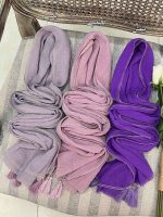 شال پلیسه پاستیلی عمده سوپر نخ خدادوست رشت