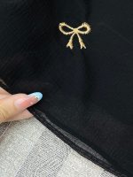 شال مشکی درختی پاپیون عمده خدادوست