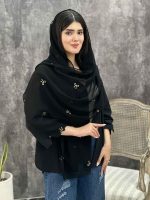 شال مشکی درختی پاپیون عمده خدادوست