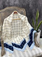 روسری ونکلیف نخی قواره 140 عمده رشت خدادوست