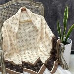 روسری ونکلیف نخی قواره 140 عمده رشت خدادوست