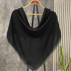 وسری حریرکرپ دور دانتل قواره100 عمده خدادوست رشت