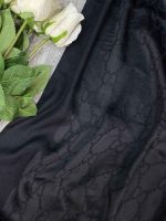 شال ژاکارد مارک مشکی عمده خدادوست رشت