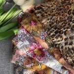 مینی اسکارف توری اکلیلی گل خدادوست رشت عمده