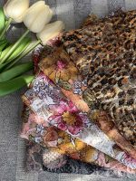 مینی اسکارف توری اکلیلی گل خدادوست رشت عمده