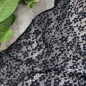 روسری مینی گیپور مشکی عمده خدادوست رشت