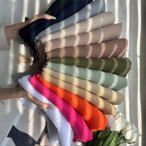 شال نخ پنبه پلیسه عمده خدادوست رشت