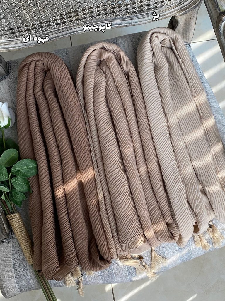 شال نخ پنبه پلیسه عمده خدادوست رشت