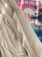 شال پلیسه حریر دورگان دوزی عمده خدادوست رشت