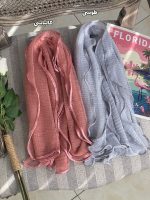 شال پلیسه حریر دورگان دوزی عمده خدادوست رشت