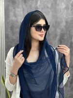 شال پلیسه حریر دورگان دوزی عمده خدادوست رشت