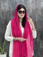 شال پلیسه حریر دورگان دوزی عمده خدادوست رشت