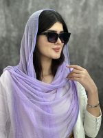 شال پلیسه حریر دورگان دوزی عمده خدادوست رشت