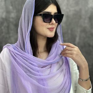 شال پلیسه حریر دورگان دوزی عمده خدادوست رشت