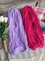 شال پلیسه حریر دورگان دوزی عمده خدادوست رشت