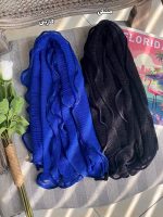 شال پلیسه حریر دورگان دوزی عمده خدادوست رشت