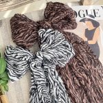 شال حریر چروک زبرا عمده خدادوست رشت