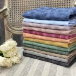 شال وارداتی توری گلدار رشت عمده خدادوست