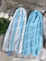 شال پلیسه میکس آبی عمده خدادوست رشت