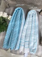 شال پلیسه میکس آبی عمده خدادوست رشت
