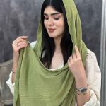 شال پلیسه رنگی عمده خدادوست رشت