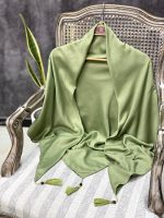 روسری سیا اسکارف نخی عمده خدادوست رشت