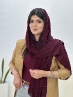 شال دور ریش شکوفه نخی عمده خدادوست