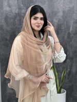 شال توری دورگان دوزی شده عمده خدادوست رشت