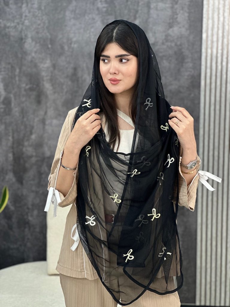 شال توری گلدوزی رشت عمده خدادوست عمده خدادوست